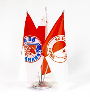 Vlajky Slavia Praha, stolní