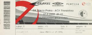 Vstupenka fotbal  SK Slavia Prague vs. ACF Fiorentina  III