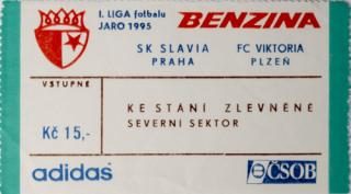 Vstupenka fotbal SK Slavia Praha vs. FC Viktoria Plzeň