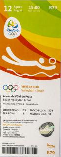 Vstupenka OG Rio 2016, Volleyball - Beach