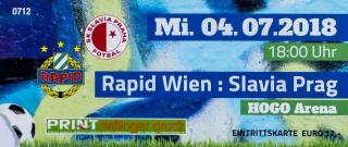 Vstupenka  Rapid Wien v. Slavia Prag, 2008 (2)