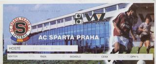Vstupenka, Sparta Praha v. FC Boby Brno