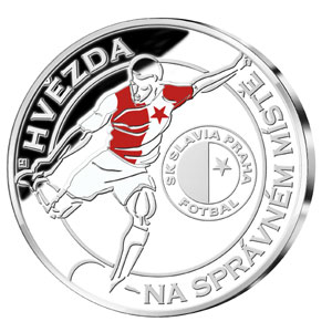Výroční medaile 120 let SK SLAVIA PRAHA