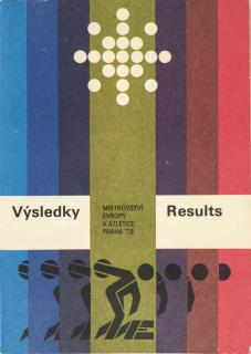 Výsledky- Results, ME  Atletika, Praha, 1978, podpisy rozhodčích