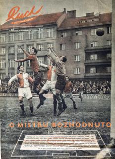 Výstřižek z časopisu RUCH - O Mistru rozhodnuto, 1951