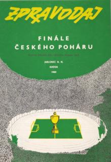 Zpravodaj Finále českého poháru Slavia vs. Sparta  1989