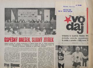 Zpravodaj TJ Slavia Praha Březen 1987