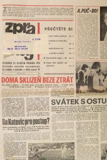 Zpravodaj TJ Slavia Praha, Květen 1987