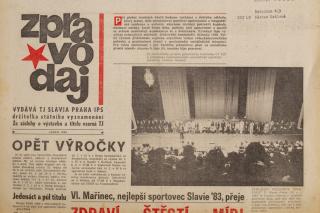 Zpravodaj TJ Slavia Praha, Leden 1984