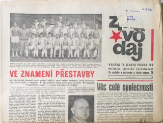 Zpravodaj TJ Slavia Praha, Srpen 1987