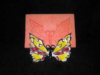 Silikonová formička motýl 5021