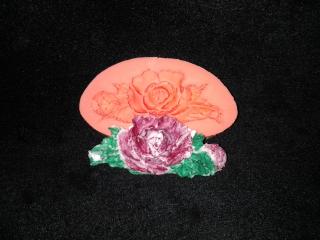 Silikonová formička ornament růže 1012