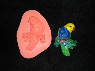 Silikonová formička papoušek 2006