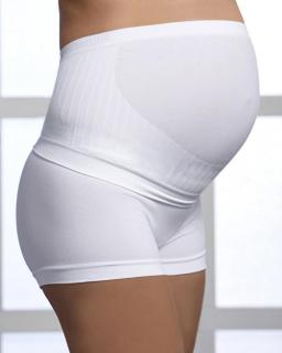 Bezešvý těhotenský podpůrný pás Barva: bílá, Velikost: XL