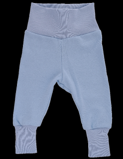 BIO kojenecké tepláčky modré Barva: modrá, Velikost: 50
