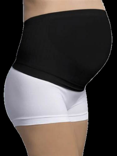 Carriwell Bezešvý těhotenský podpůrný pás černý Barva: černá, Velikost: S