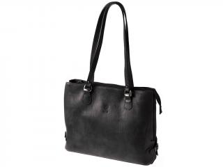 Dámská kožená kabelka ITA2517-B černá