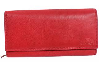 Dámská kožená peněženka Nivasaža N10-DMD-R červená