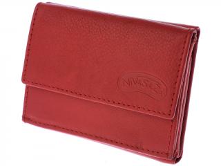 Dámská kožená peněženka Nivasaža N38-DMD-R červená