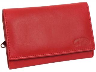 Dámská kožená peněženka Nivasaža N72-DMD-R červená