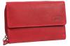 Dámská kožená peněženka Nivasaža N73-MTH-R červená