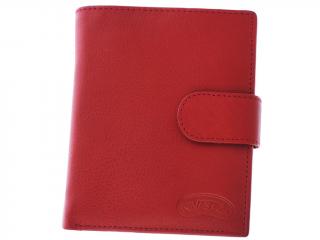 Dámská kožená peněženka Nivasaža N75-DMD-R červená