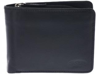 Pánská kožená peněženka Nivasaža N216-DMD-B černá