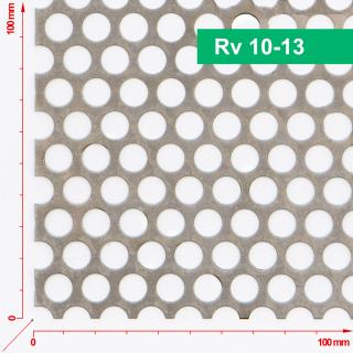 Brána výplň děrovaný plech, výška 100x350 cm FAB, pozink Typ děrovaného plechu: Rv 10-13