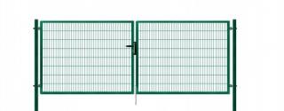 Brána výplň svařovaný panel 2D, výška 100x400 cm FAB zelená