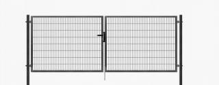 Brána výplň svařovaný panel 2D, výška 120x400 cm FAB antracit