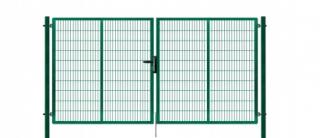 Brána výplň svařovaný panel 2D, výška 180x400 cm FAB zelená