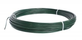 Napínací drát poplastovaný - drát 2,2/3,2 mm, délka 78 m, zelený