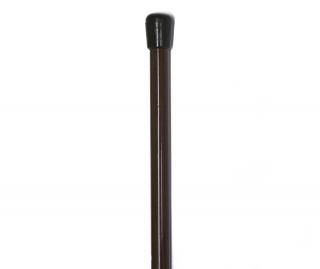 Napínací tyč poplastovaná - PVC hnědá 1650 mm – Výprodej