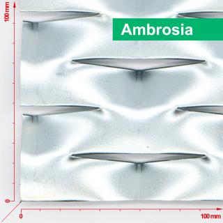 Posuvná brána výplň tahokov, výška 100x400 cm FAB, pozink Typ tahokovu: Ambrosia