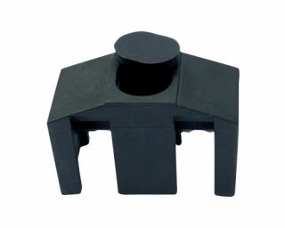 Příchytka panelu 3D na sl. 60x60mm CLASSIC, černá