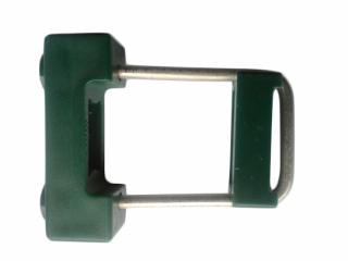 Příchytka panelu U na sl. 60x40 PVC - ZELENÁ