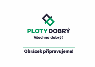 Příchytka plotového panelu na sloupek 100x100 - průběžná, zinková