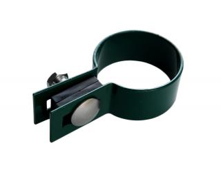 Příchytka plotového panelu na sloupek 60 mm - koncová, zelená
