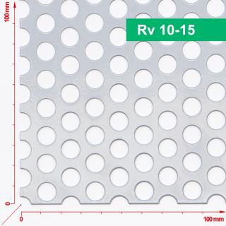 Samonosná posuvná brána výplň děrovaný plech, výška 200x400 cm FAB, pozink Typ děrovaného plechu: Rv 10-15