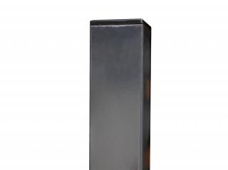 Sloupek 60x60 mm PVC 220 cm antracit, čistý (bez matky)