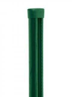 Sloupek s prolisem PVC, zelený, 60 mm, výška 250 cm