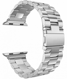 Apple Watch 42 mm vyměnitelný řemínek - kovový stříbrný Smartings