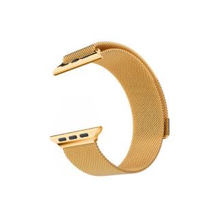 Apple Watch 42 mm vyměnitelný řemínek - milanese zlatý Smartings