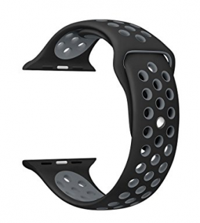 Apple Watch 42 mm vyměnitelný řemínek - sportovní černý Smartings