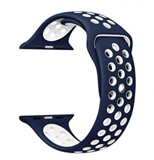 Apple Watch 42 mm vyměnitelný řemínek - sportovní modrý Smartings