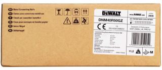 DNM40R50GZ DEWALT POZINKOVANÉ, KROUŽKOVÉ HŘEBÍKY 4,0 X 50MM, 2 000 KS / BAL. , PRO HŘEBÍKOVAČKU NA KOVOVÉ SPOJKY DCN693