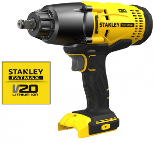 SFMCF900B-XJ 18V AKU STANLEY FATMAX V20 AKU RÁZOVÝ UTAHOVÁK 1/2", BEZ BATERIE A NABÍJEČKY, KARTONOVÁ KRABICE