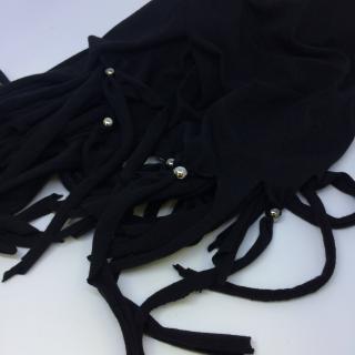 šátek, černý velikosti: velká