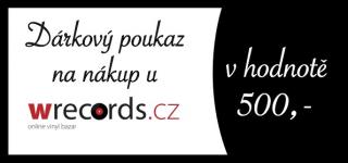 Dárkový poukaz na nákup vinylů v hodnotě 500,- Kč