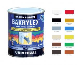 Bakrylex Univerzál matný 700 g - více barev Zvolte barvu:: Červená